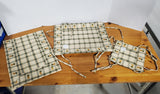 3 Piece Park Designs Pineapple Foldable Centerpiece Basket, Napkin Holder, and Tablerunner Set