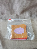 Set of 6 Asian Inspired Fabric Coasters