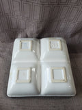 Gmundner Keramik Floral 4 Sectioned Dish