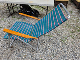 Low Reclining Beach Chair