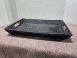 Black Basket Serving Tray
