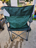 Coleman Green Folding Arm Chair w/Carry Bag