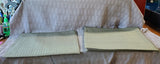 Set of 6 Sage Green Quilted Pattern Fabric Placemats