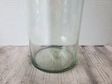 Recycled Clear Glass Bottle Vase