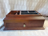 Bombay Company Dark Wood Men's Valet Box