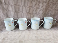 Set of 4 American Atelier at Home "Floral Garden" 5088 Mugs