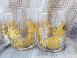 Set of 4 Cellini Pineapple Rocks Glasses