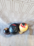 Lot of 3 Asian Inspired Kokeshi Dolls (B)
