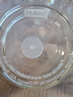 Set of 4 Bodum Bistro Clear Glass Double Wall Coffee Mugs