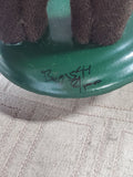 Signed Byers' Choice Caroler Man Holding Garland Figurine