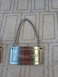 Pair of Small Metal Hanging Tea Signs