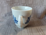 Mottahedeh Vista Alegre Historic Charleston Reproductions "Blue Pineapple" Demitasse and Saucer Set (4 SETS AVAILABLE PRICED INDIVIDUALLY AT $22 EACH)