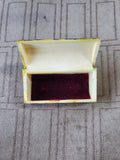 Small Hand Painted Bone Trinket Box