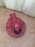 Chubby Cardinal (Resin) Patio Decor