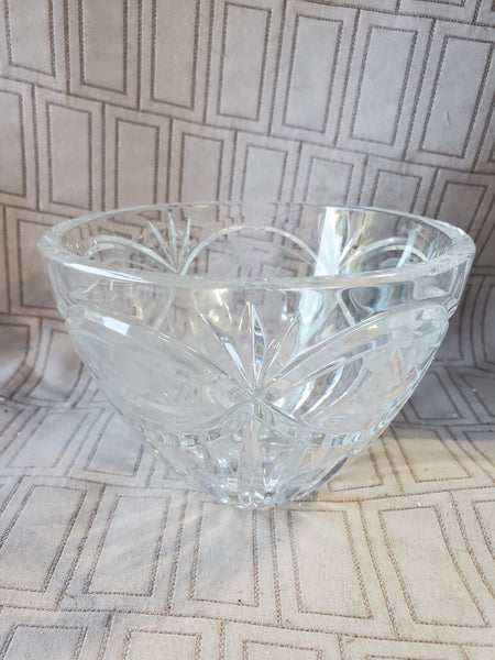 Cut Crystal Candy Bowl