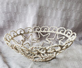 Crushed Seashell Covered Decorative Bowl