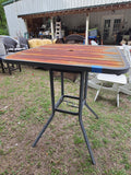Bar Height Outdoor Metal Table - Project Piece