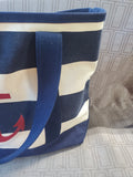 Tommy Hilfiger Striped Canvas Tote Bag