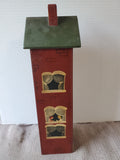 Wooden Spaghetti Pasta House Storage Container