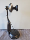 Metal Rotary Style Phone Figurine