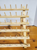 June Tailor Small Wooden 60 Spool Thread Rack