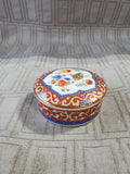 (B) Kaiser Germany Porcelain Red and Gold Trinket Box