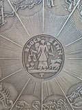 Block Zinn German Metal Perpetual Calendar