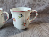 Lot of 3 Villeroy & Boch "Petite Fleur" Coffee Mugs