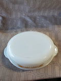 Vintage Fire King Oval Casserole Dish