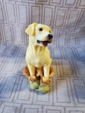 Stone Critters "Lab, Huntin' Time, Yellow" Figurine