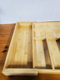 Expandable Bamboo Drawer Organizer