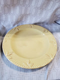 Pair of Debby Segura Sorrento Stoneware Yellow Dinner Plates (B)