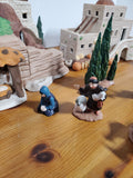 Department 56 Heritage Village Collection "Little Town of Bethlehem Series" 12 Piece Figurine Set WORKS