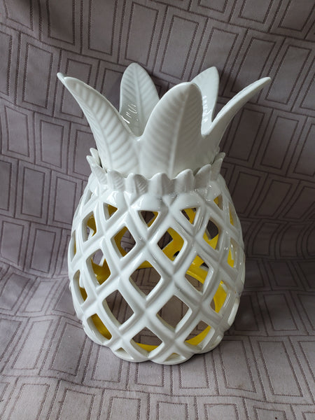 Ceramic Pineapple Candle Holder