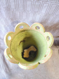 Scalloped Edge Pottery Planter