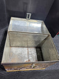 Hand Painted Galvanized Metal Box