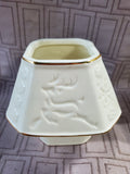 Small Ceramic Reindeer Candle Holder