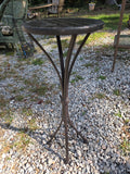Tall Bronze Tone Decorative Plant Stand (Heavyweight)