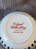 Colonial Williamsburg Reticulated Trinket Bowl (A)