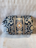 Set of 4 Vera Bradley "Cafe Latte" Pattern Toiletry Bags