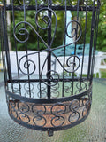 Vintage Gothic Style Wrought Iron Bird Cage