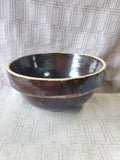 Brown Glazed Stoneware Bowl
