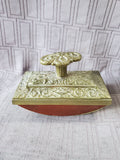 Vintage Ornate Brass Rocking Ink Blotter