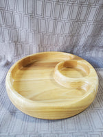 Wooden Chip and Dip Bowl