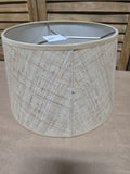 Textured Fabric Lamp Shade, Cream Tone