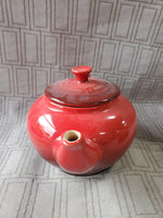 Le Creuset Red Traditional Teapot with Steeper