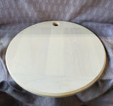 JK Adams Round Wooden Cutting Board