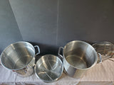 Calphalon 12 QT Stock Pot with Dual Steamer Inserts