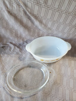 Vintage Fire King Oval Casserole Dish