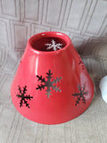 Santa Tealight Candle Holder with Shade